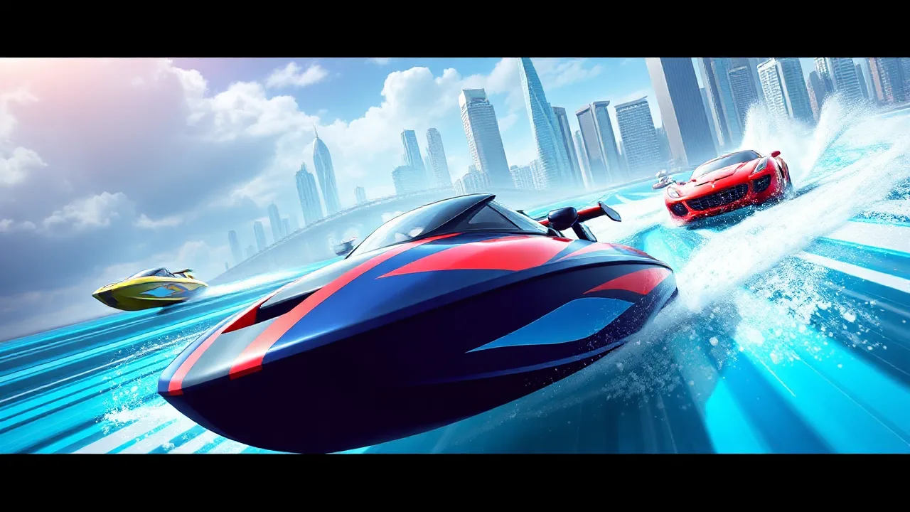 Thrill Ride in Water City Racers image