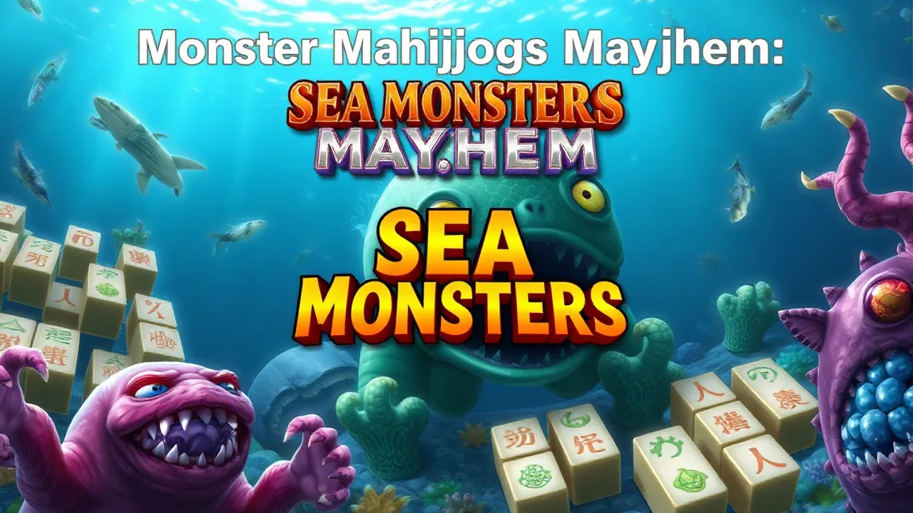 Monster Mahjong Mayhem: Sea Monsters image