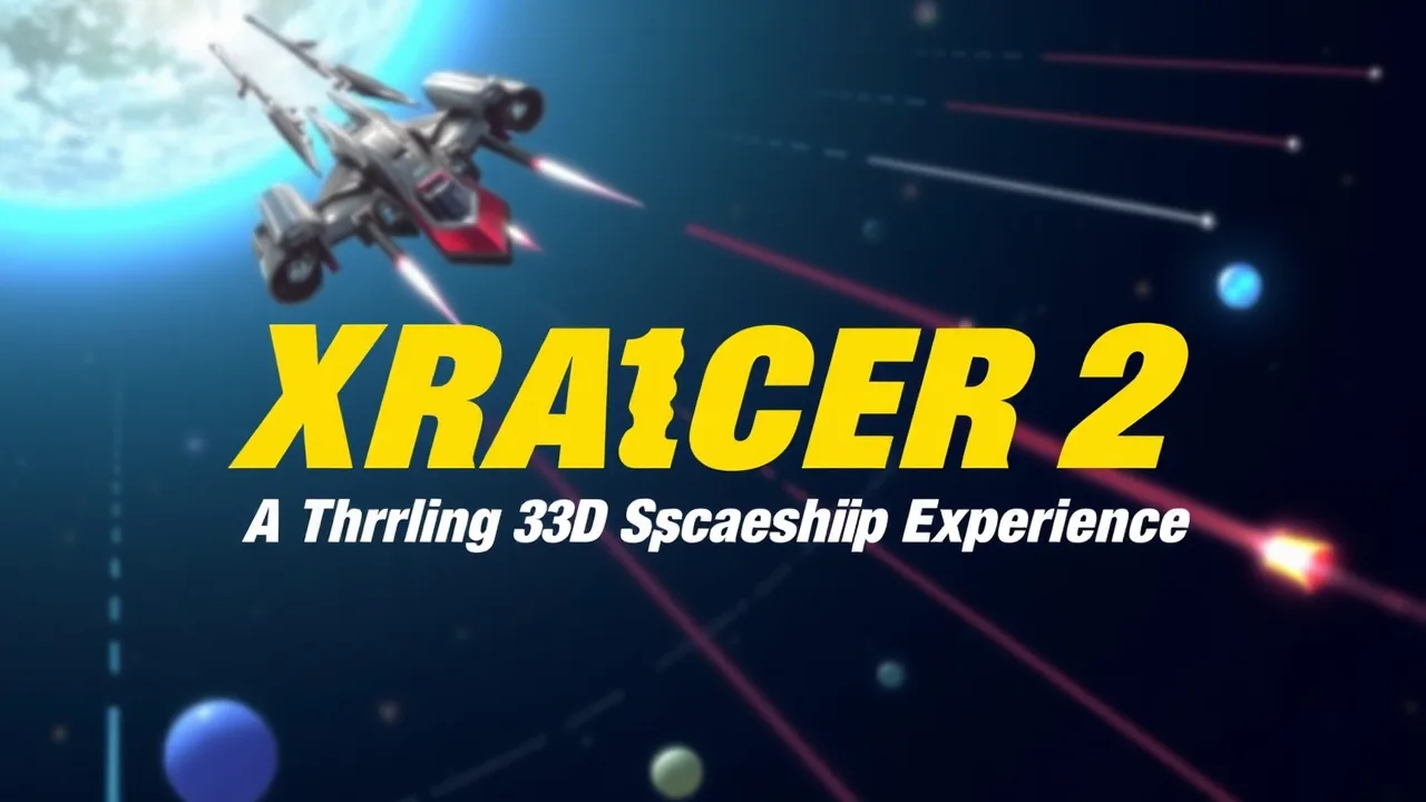 XRacer 2: A Thrilling 3D Spaceship Racing Experience image