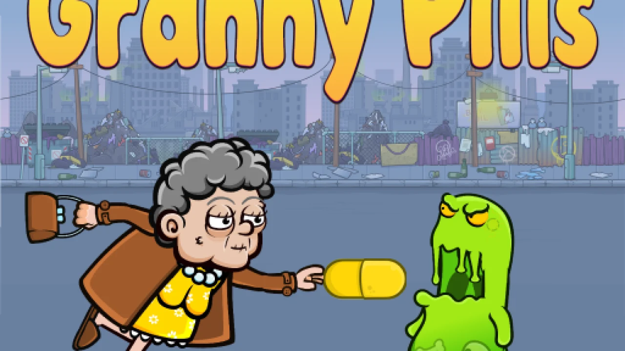 Defend Cactuses with Granny Pills Mayhem image