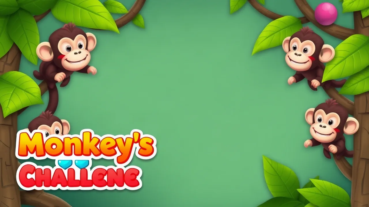 Monkey's Puzzle Challenge: Pair Matching Puzzle 2D image