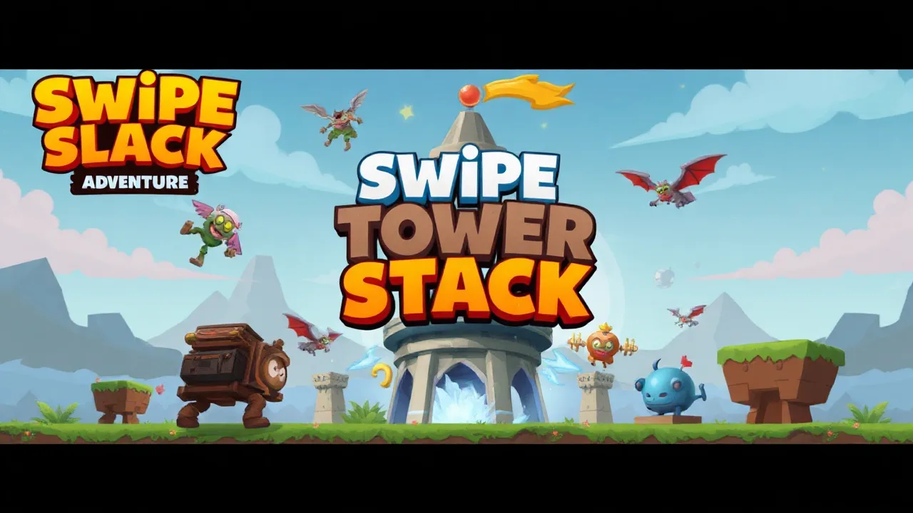 Swipe Tower Stack: A Swipe-tastic Adventure image