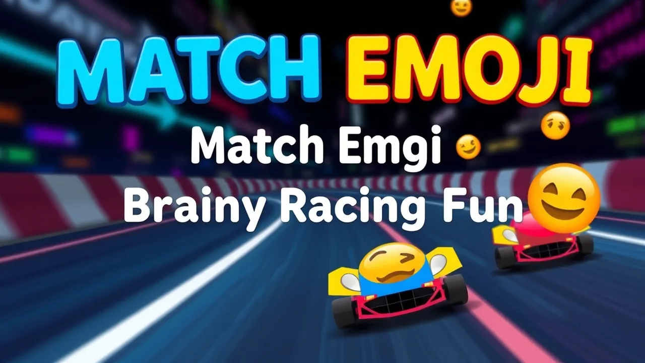 Match Emoji: Brainy Racing Fun image