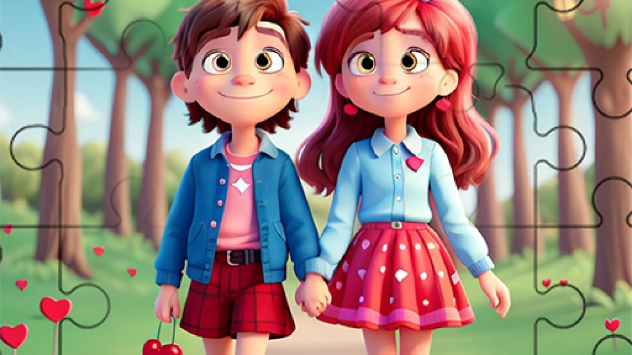 Love in Pieces: Valentines Day Jigsaw Puzzle image