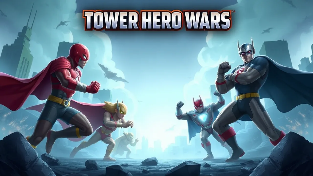Tower Hero Wars: Superhero Defense on Android image