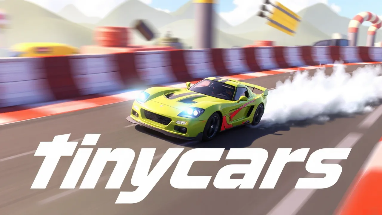 Drifting to Victory in TinyCars Racing image