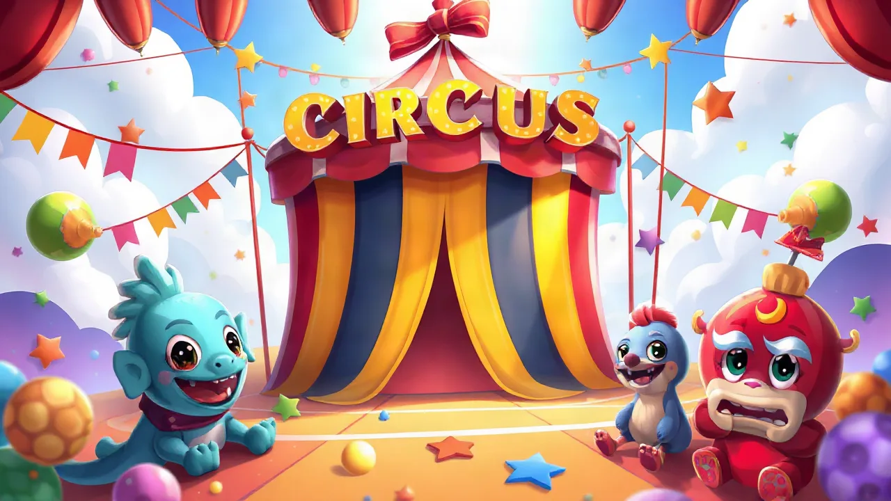 Unleash the Artistic Chaos of Digital Circus Click and Paint image