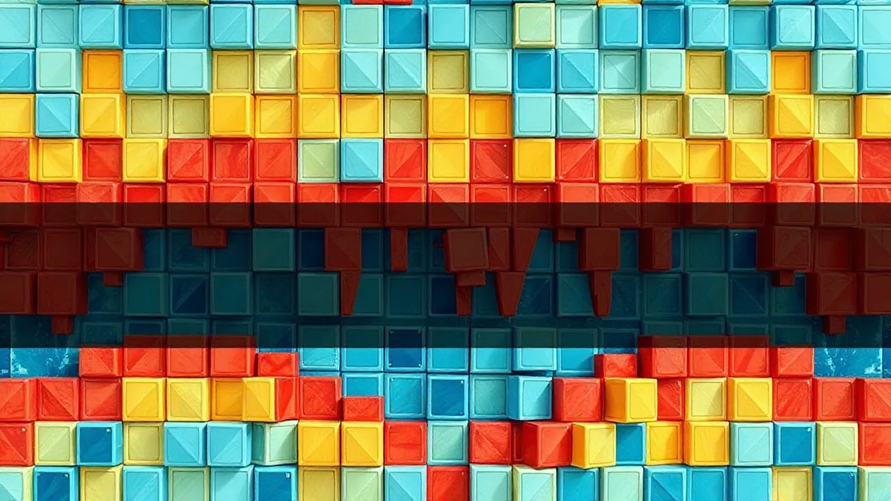 TetraBlocks Mosaic Puzzle Challenge Unleashed image