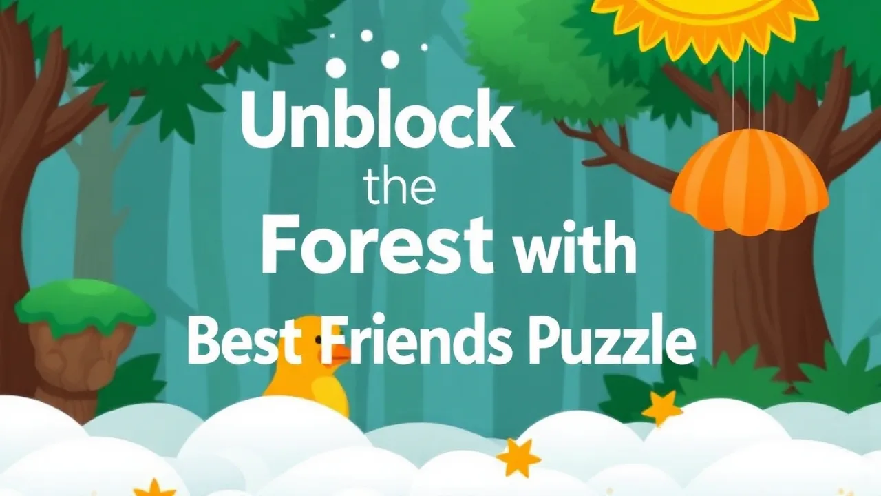 Unblock the Forest with Best Friends Puzzle image
