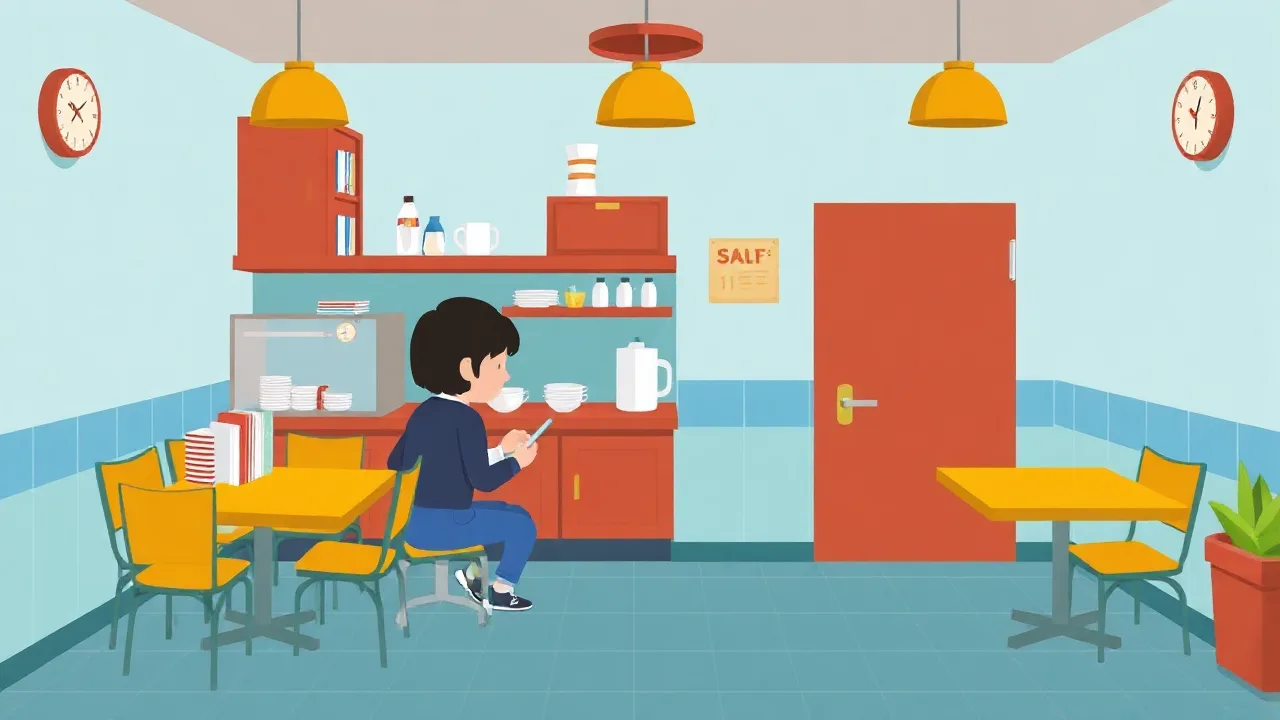 Solve Puzzles in the Cafeteria image