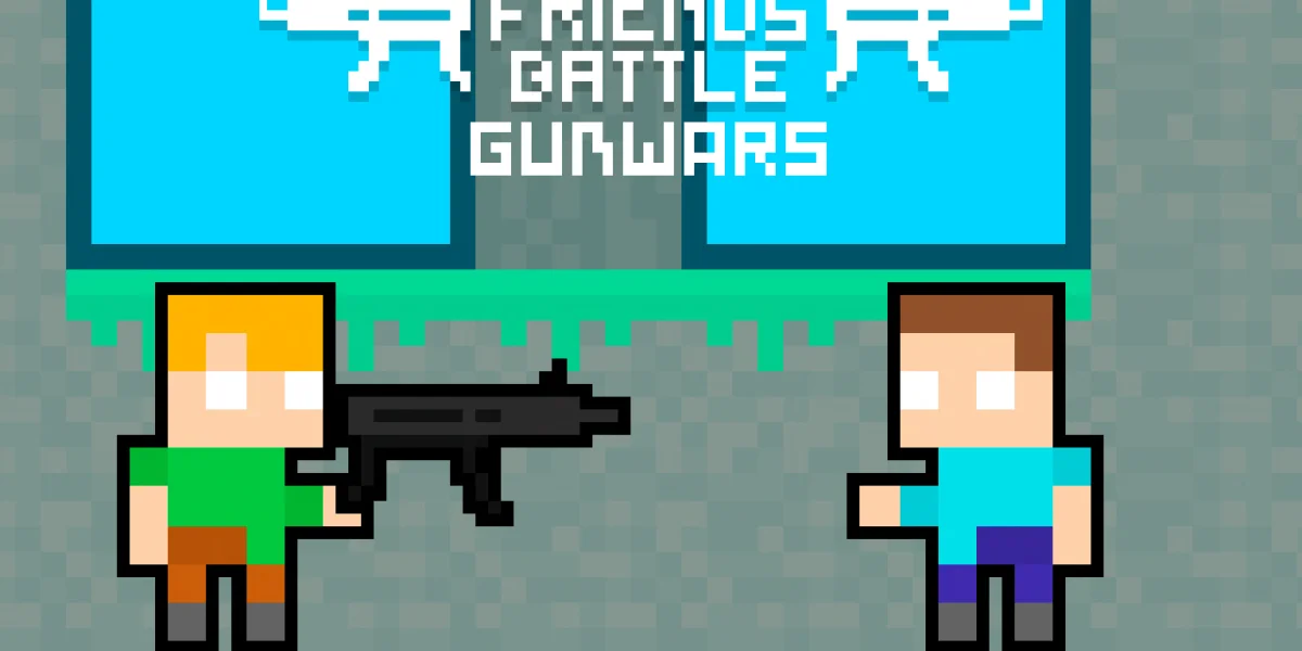 Friends Battle Gunwars Blasts Pixel Action image
