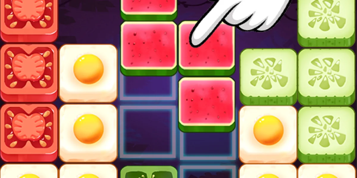 Unlock Fruity Fun with Food Blocks Puzzle image