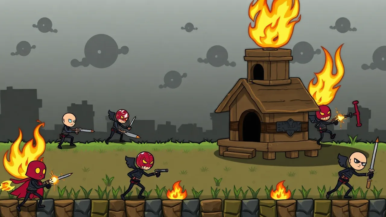 Stickman Base Defense: Puzzle Gaming Challenge image