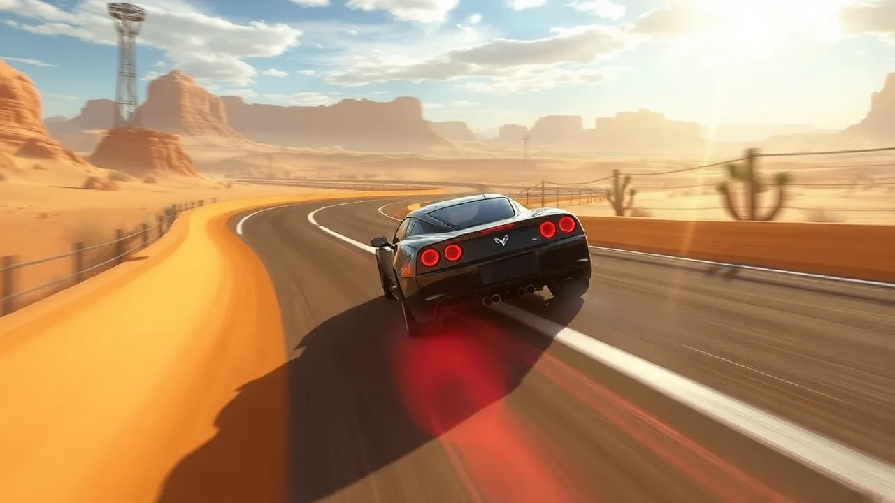Speed Through the Desert in Highway Desert Race image