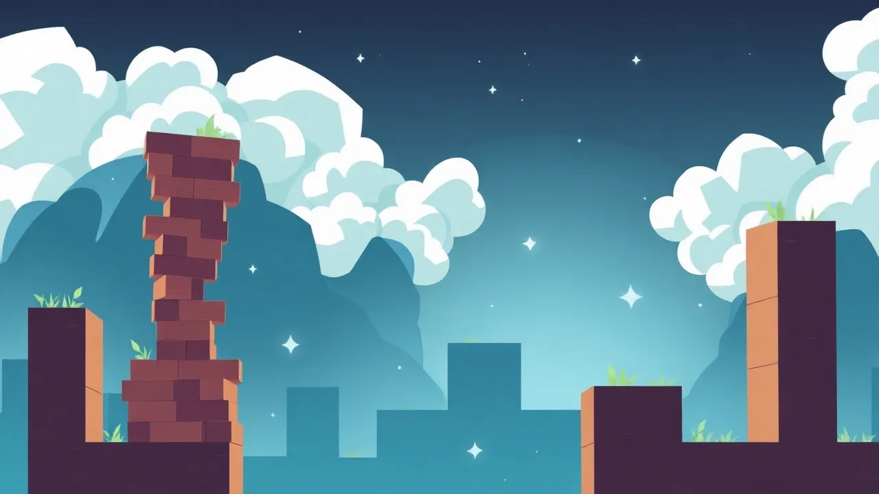 Unstable Balance in Box Jenga Puzzle Games image