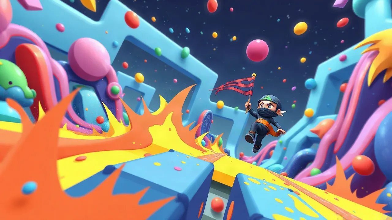 Painting Chaos with Color Paint Filler and Ninja Reflexes image