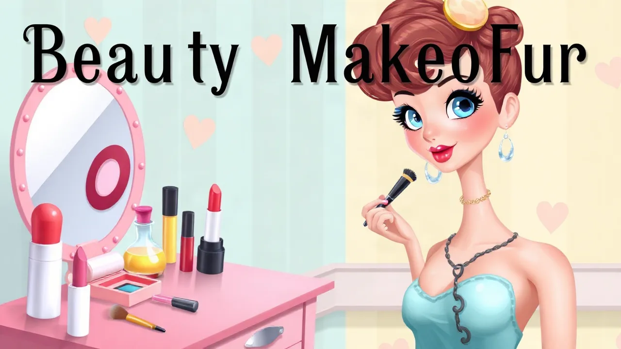 Beauty Makeover Fun in Makeup Art Salon image