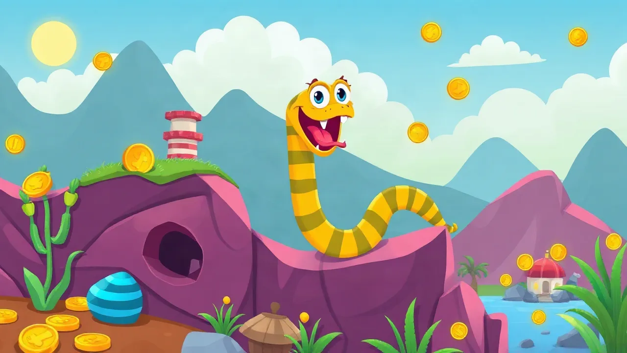 Best Games for Kids: Funny Snake Adventures image