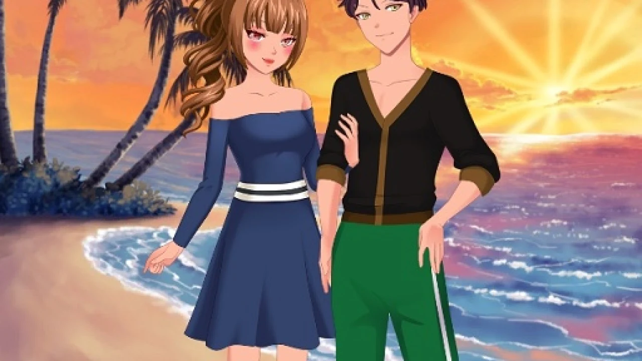 Couples in Love: Anime Couples Dress Up 1 image