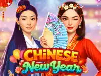 Besties Chinese New Year Celebration background