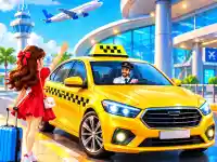 City Taxi Driving background